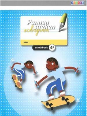 Pennenstreken Oefenboek 4B verbonden schrift groep 4